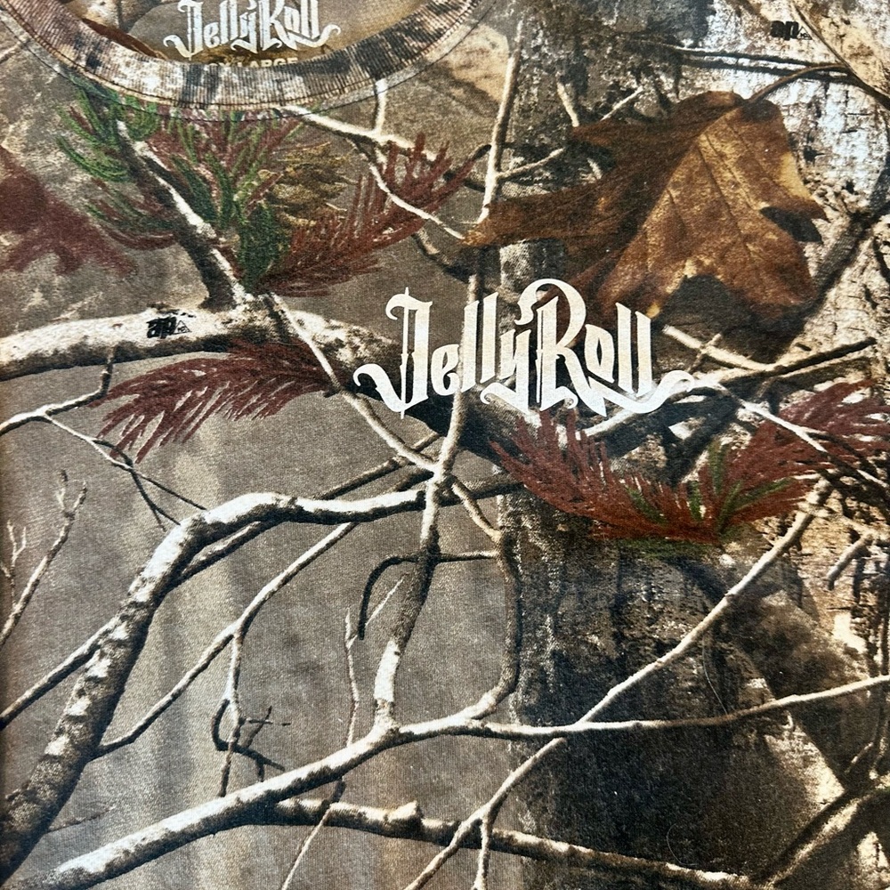 Jelly Roll Mens Camouflage Long Sleeve Shirt